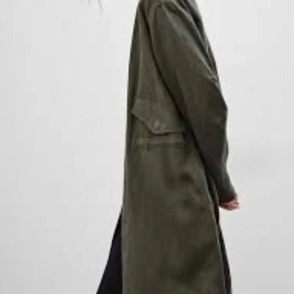 Aritzia Babaton  Clarence Jacket Linen Lyocell Cream - Picture 3 of 15